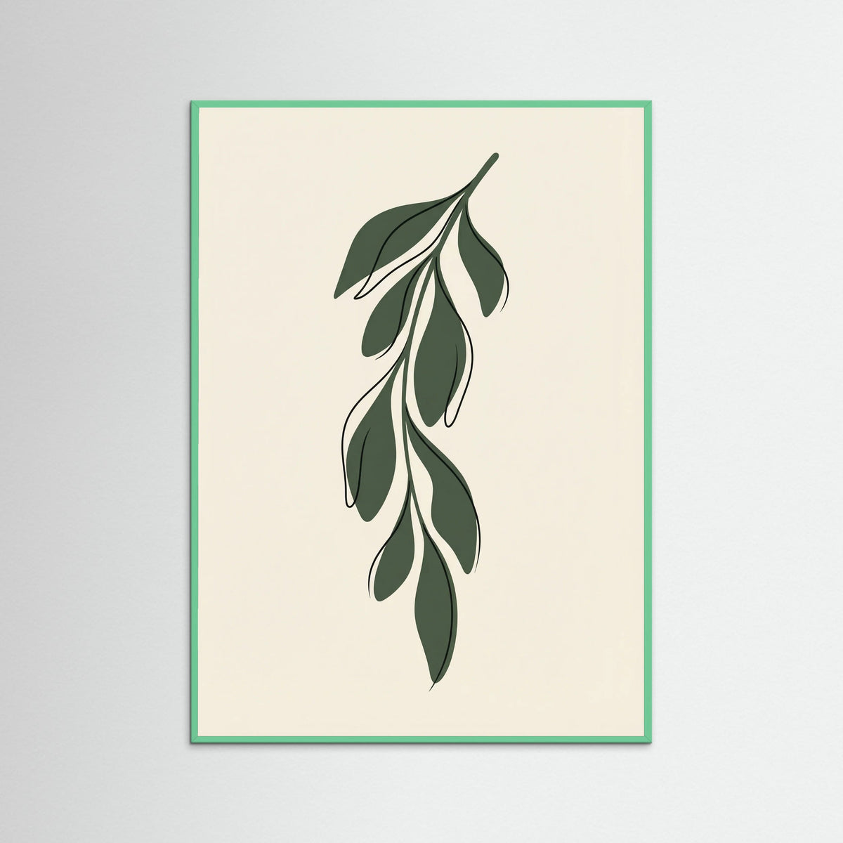 Mint Wood Golden Organic Bloom