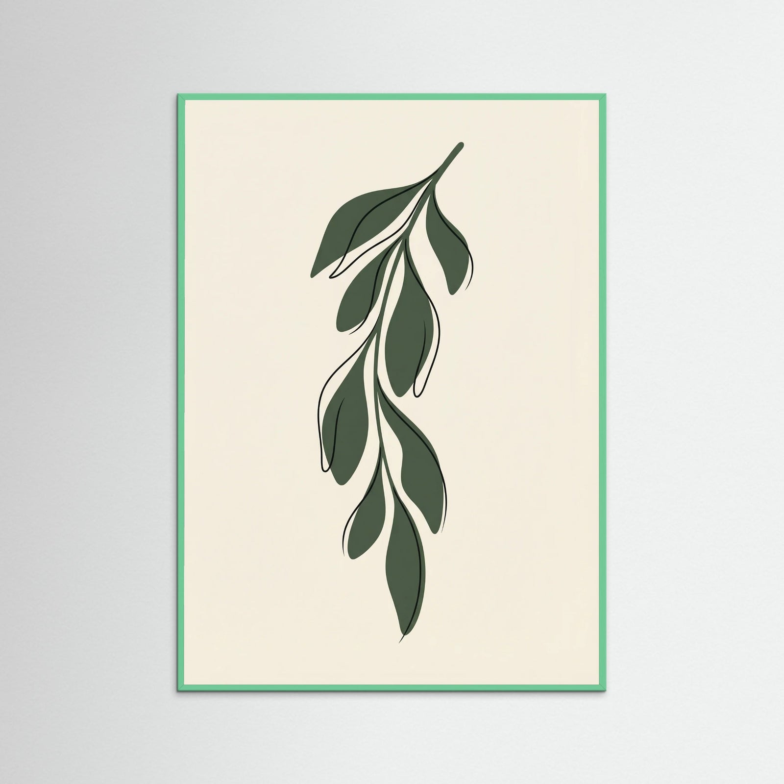 Mint Wood Golden Organic Bloom