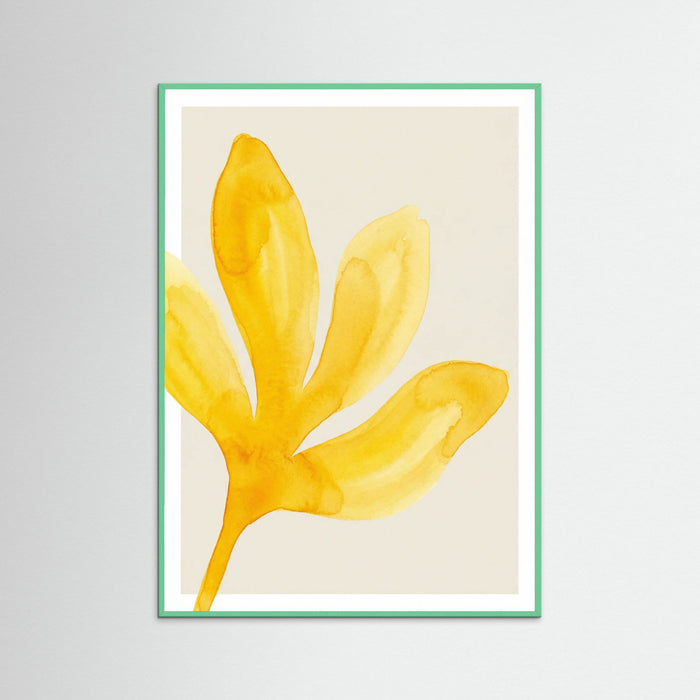 Mint Wood Golden Organic Forms
