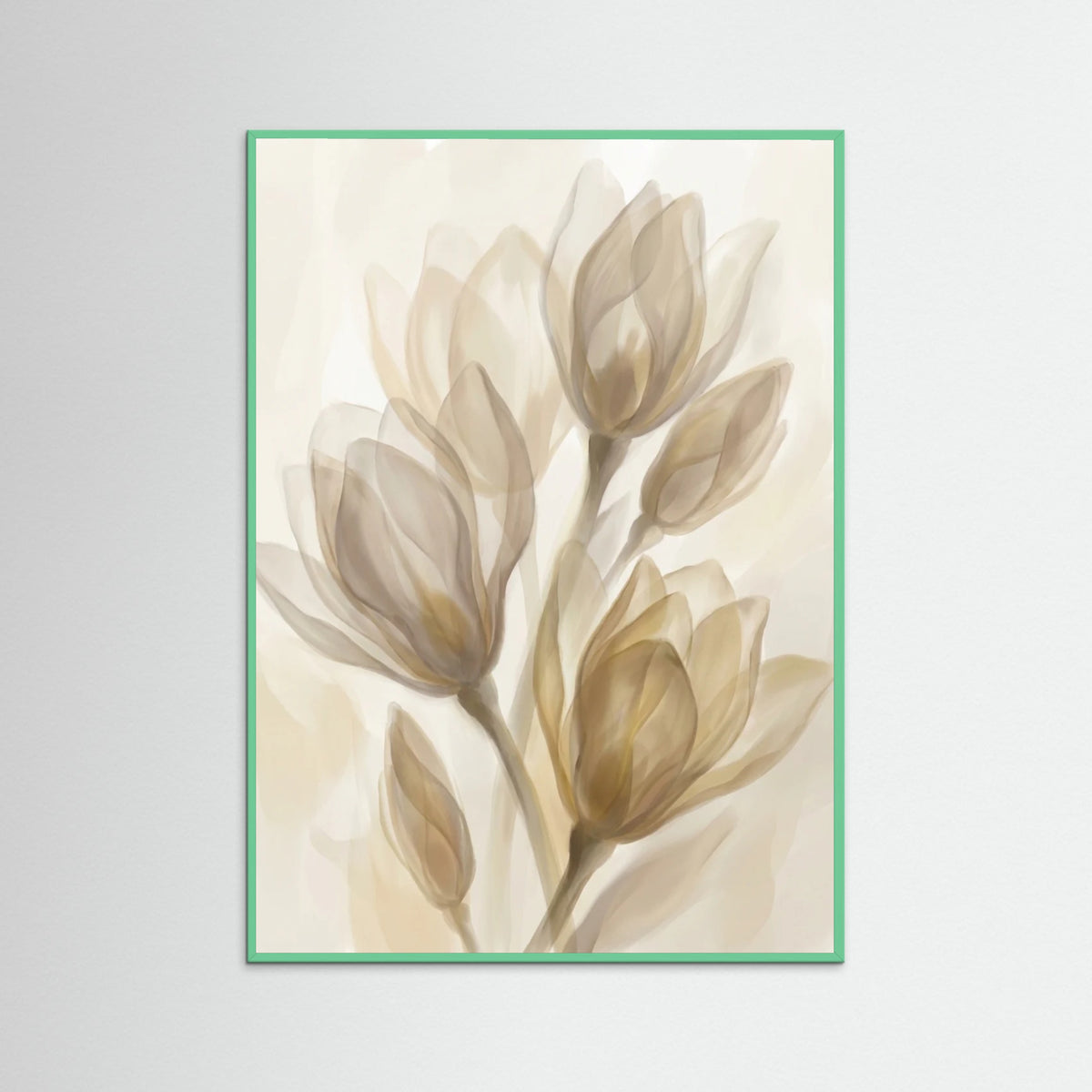 Mint Wood Golden Serenity