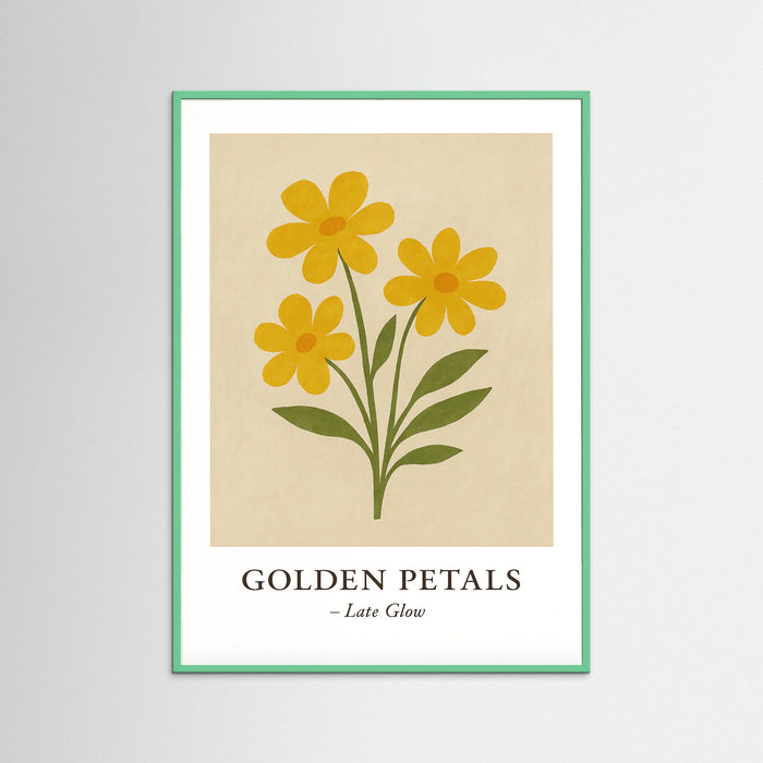 Mint Wood Golden petals