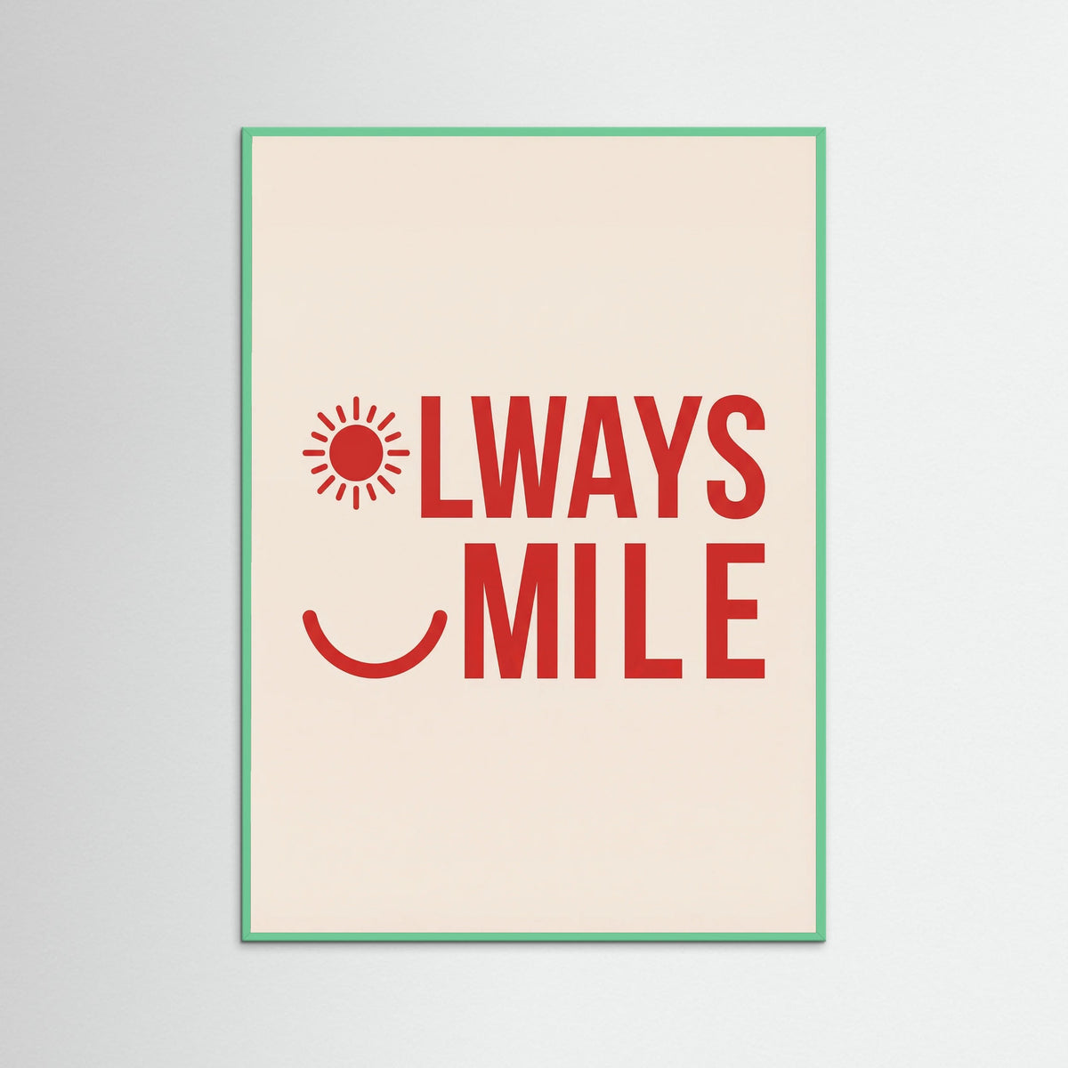 Mint Wood Good Mood Hearts