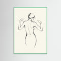 Mint Wood Graceful Pose