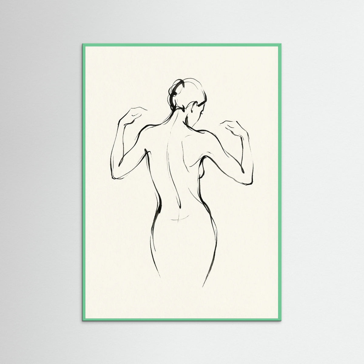 Mint Wood Graceful Pose