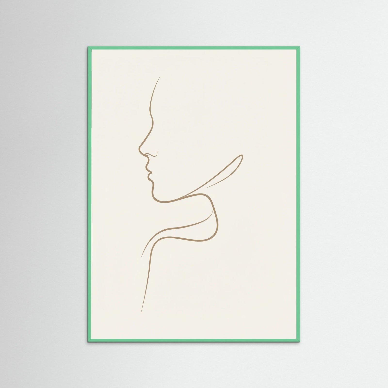 Mint Wood Graceful Silhouette