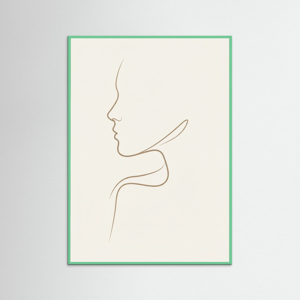 Mint Wood Graceful Silhouette