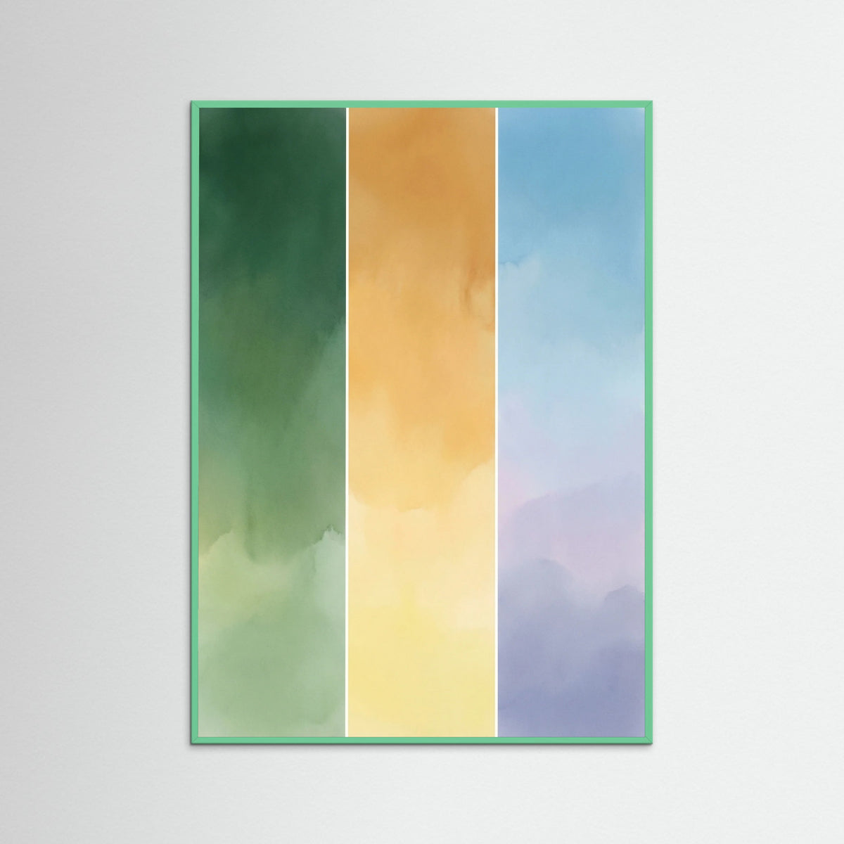 Mint Wood Gradient Echoes