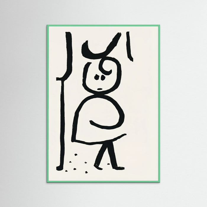 Mint Wood Graphic Contemplation