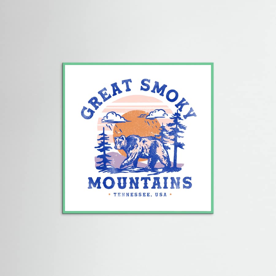 Mint Wood Great Smoky Mountains National Park Tennessee Poster