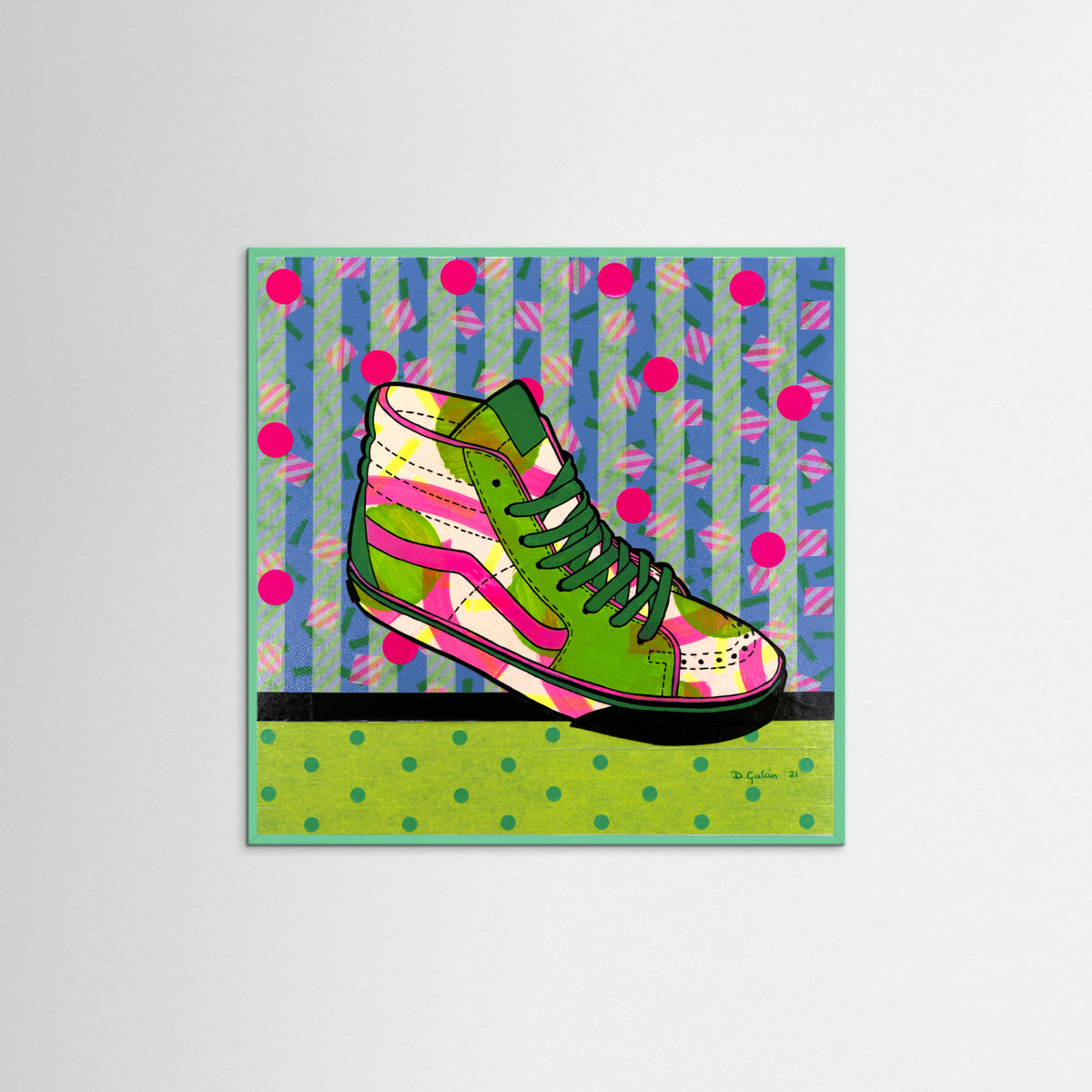 Mint Wood Green Fantasy Poster