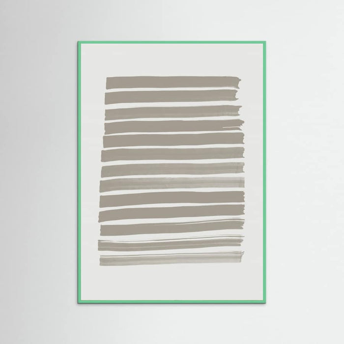 Green Strokes Poster – plakat og kunsttryk