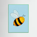 Mint Wood Happy Ladybug