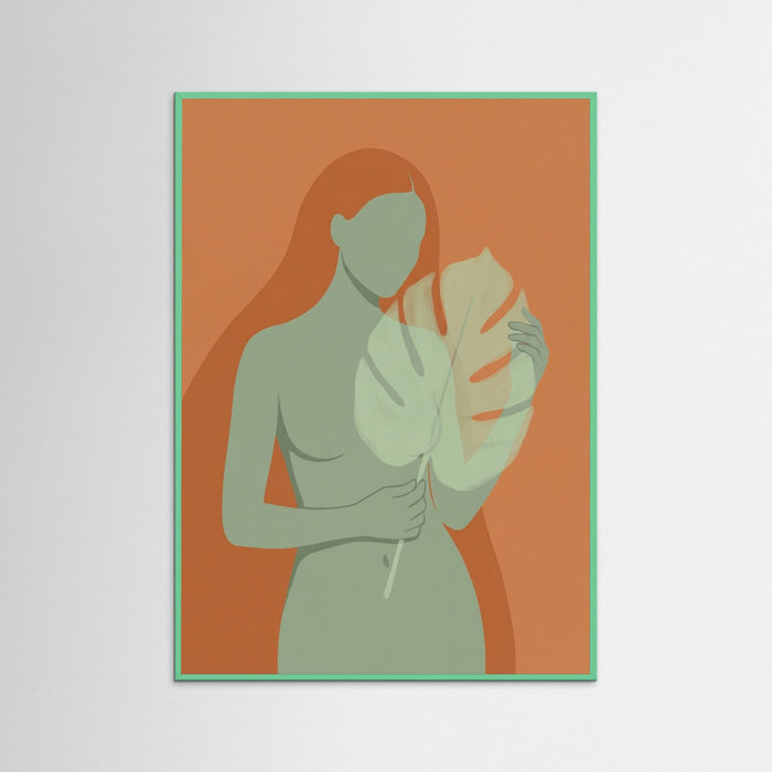 Mint Wood Hatted Silhouette