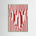 Heart in Stripes Poster – poster and art print