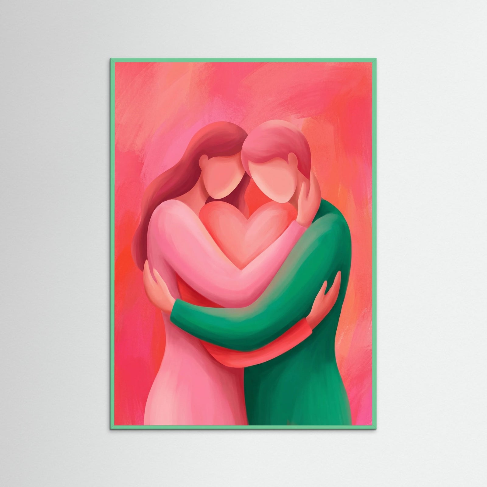 Mint Wood Heartfelt Connection