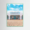 Historic Amargosa Hotel and Opera House in Death Valley Junction, California Poster – poster and art print
