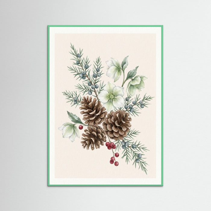 Mint Wood Holiday Greens