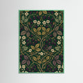 Mint Wood Honeysuckle Pattern