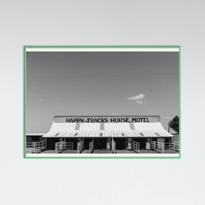Mint Wood Horse Motel Poster