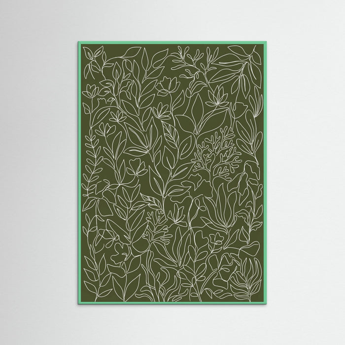 Mint Wood Human Tapestry