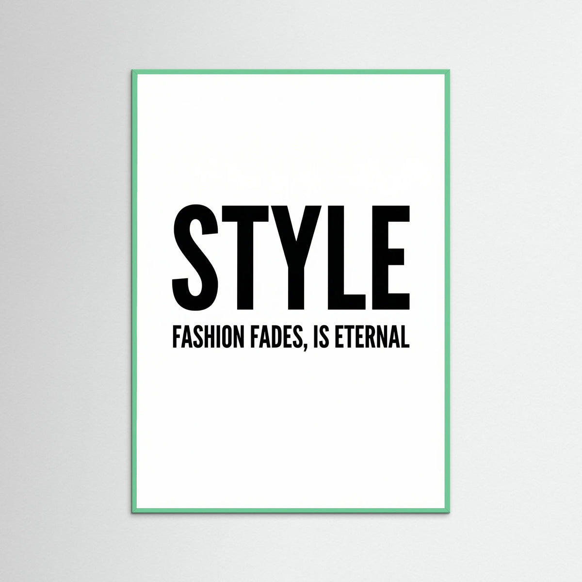 Mint Wood I Am Fashion