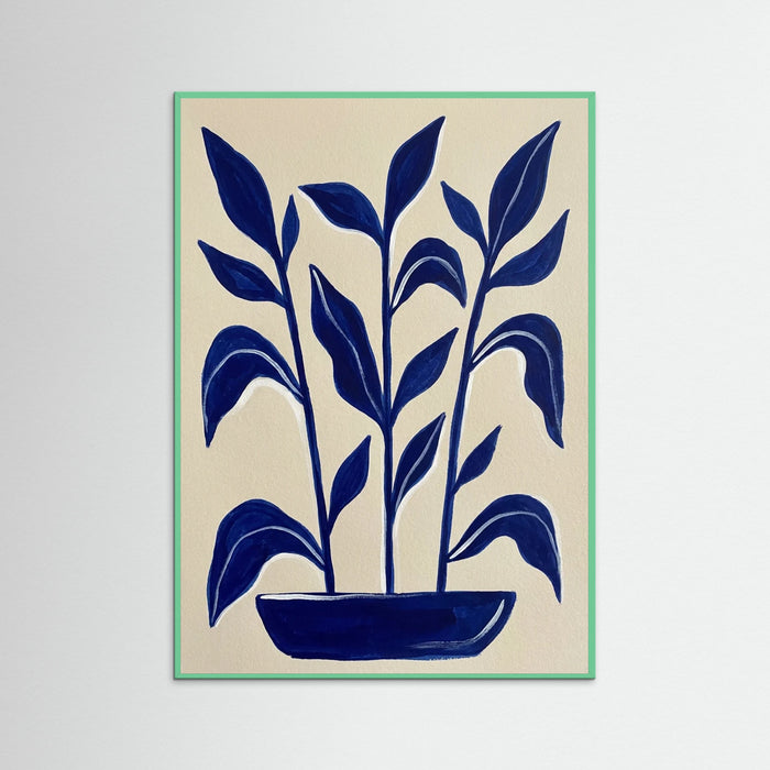 Mint Wood Indigo Trails