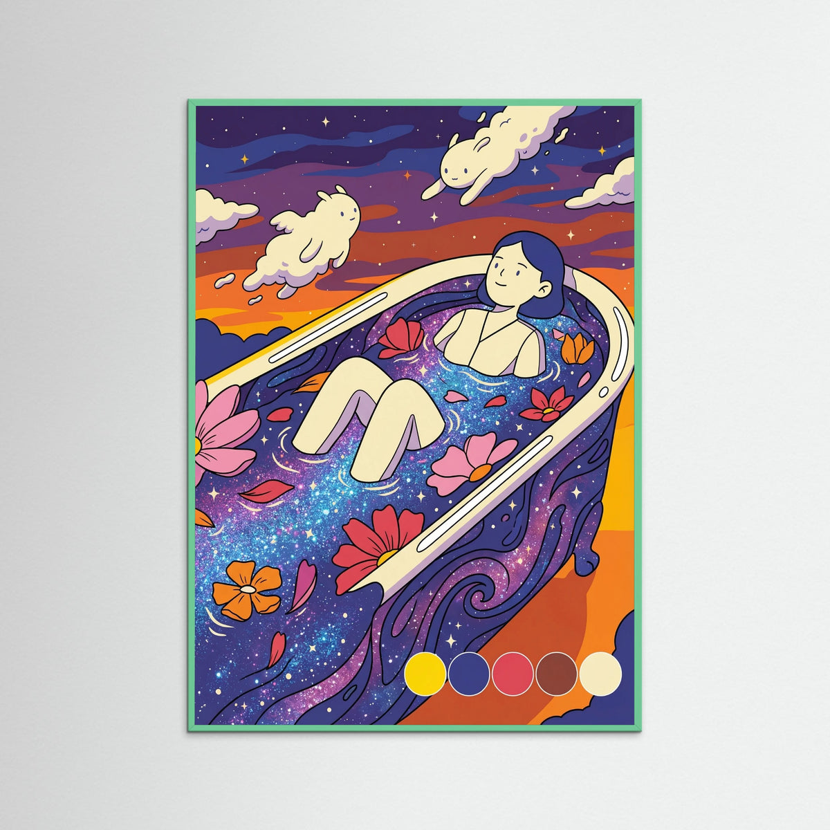 Mint Wood Indoor Cosmic Escape