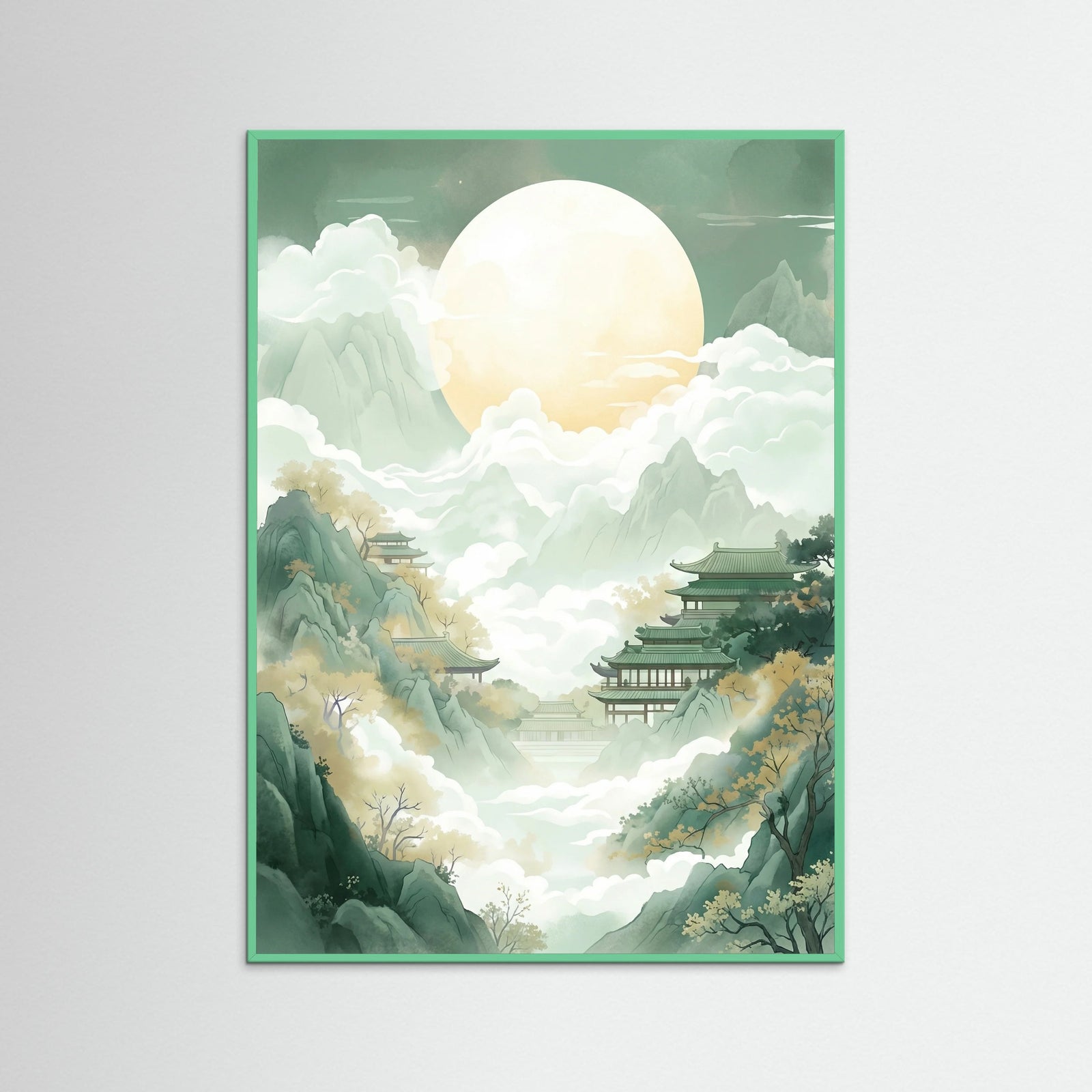 Mint Wood Jade Peaks Serenity
