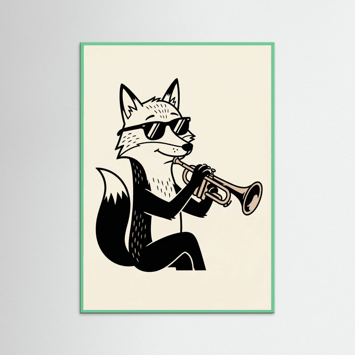 Mint Wood Jazz Cat Groove