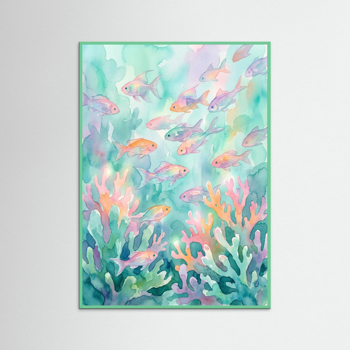 Mint Wood Jellyfish Bloom