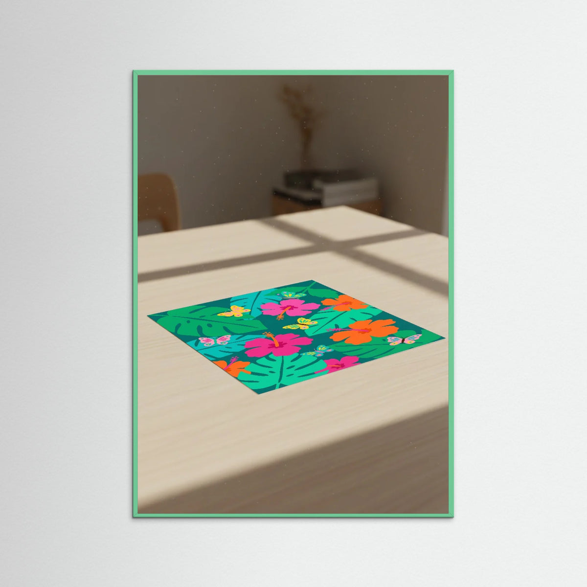 Mint Wood Joyful Blossom Flight