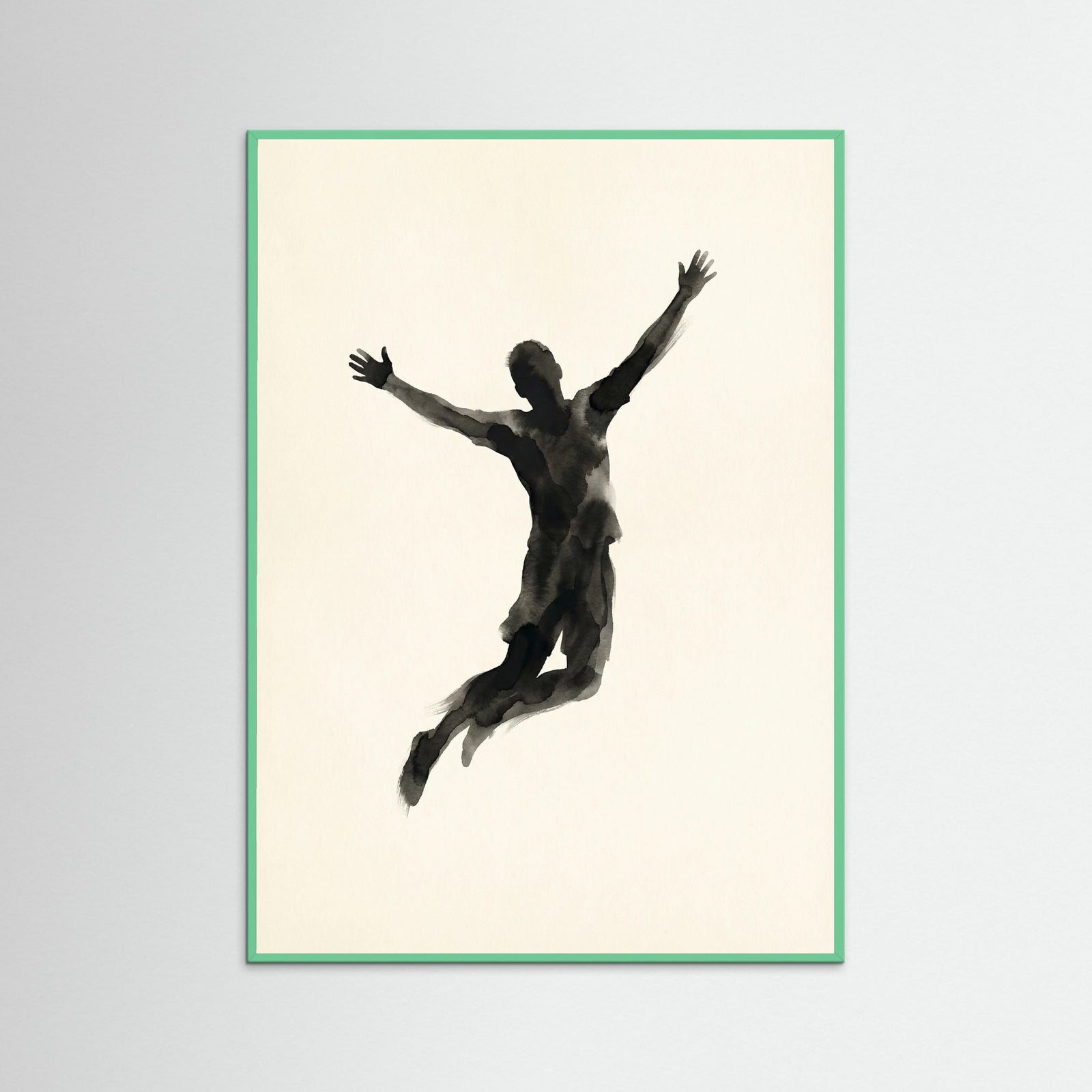 Mint Wood Joyful Dance Silhouette