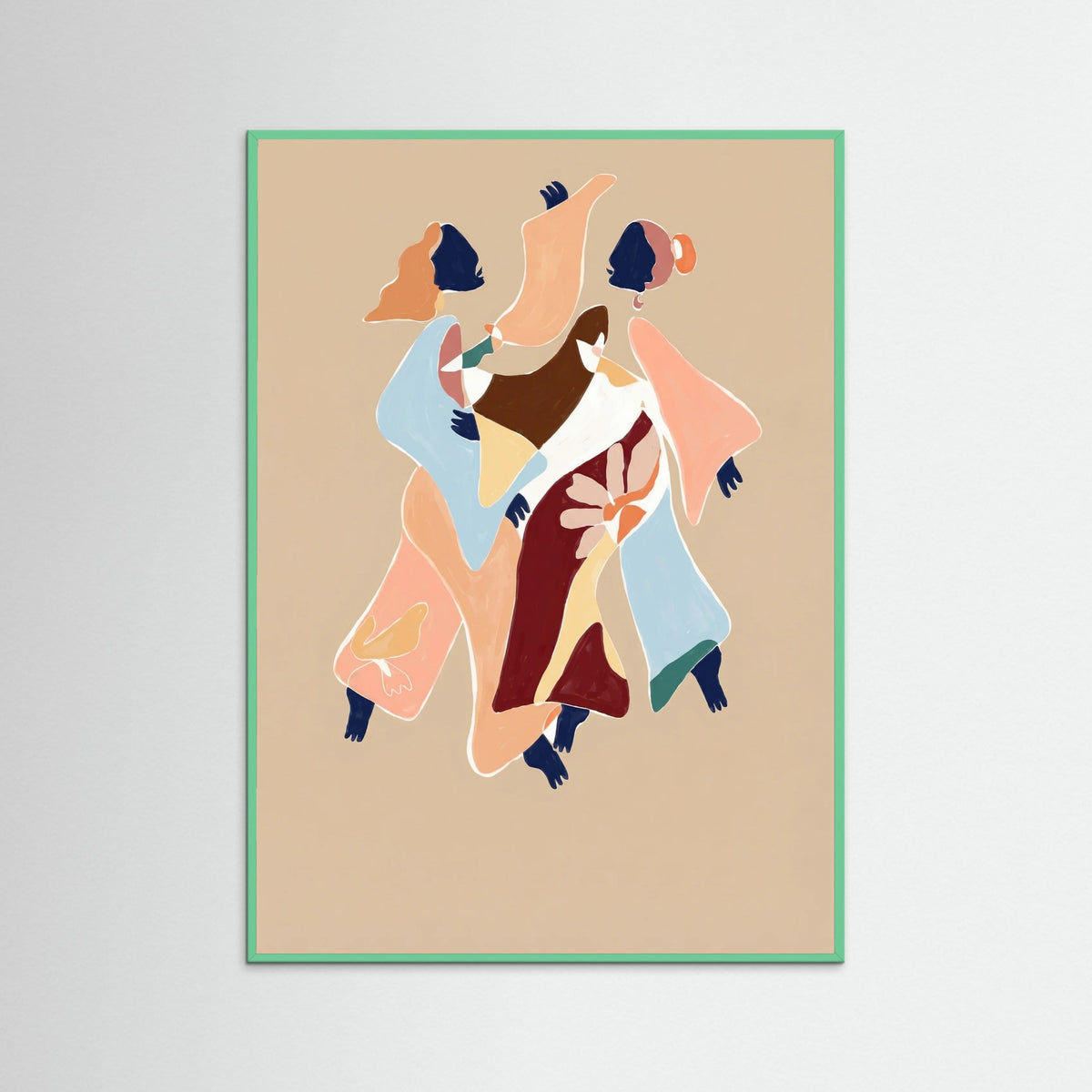 Mint Wood Joyful Embrace