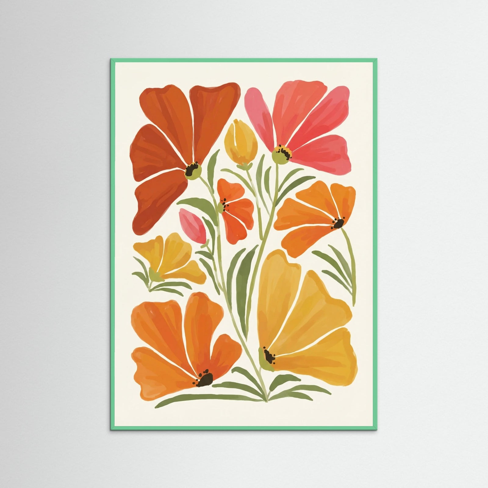 Mint Wood Joyful Petals