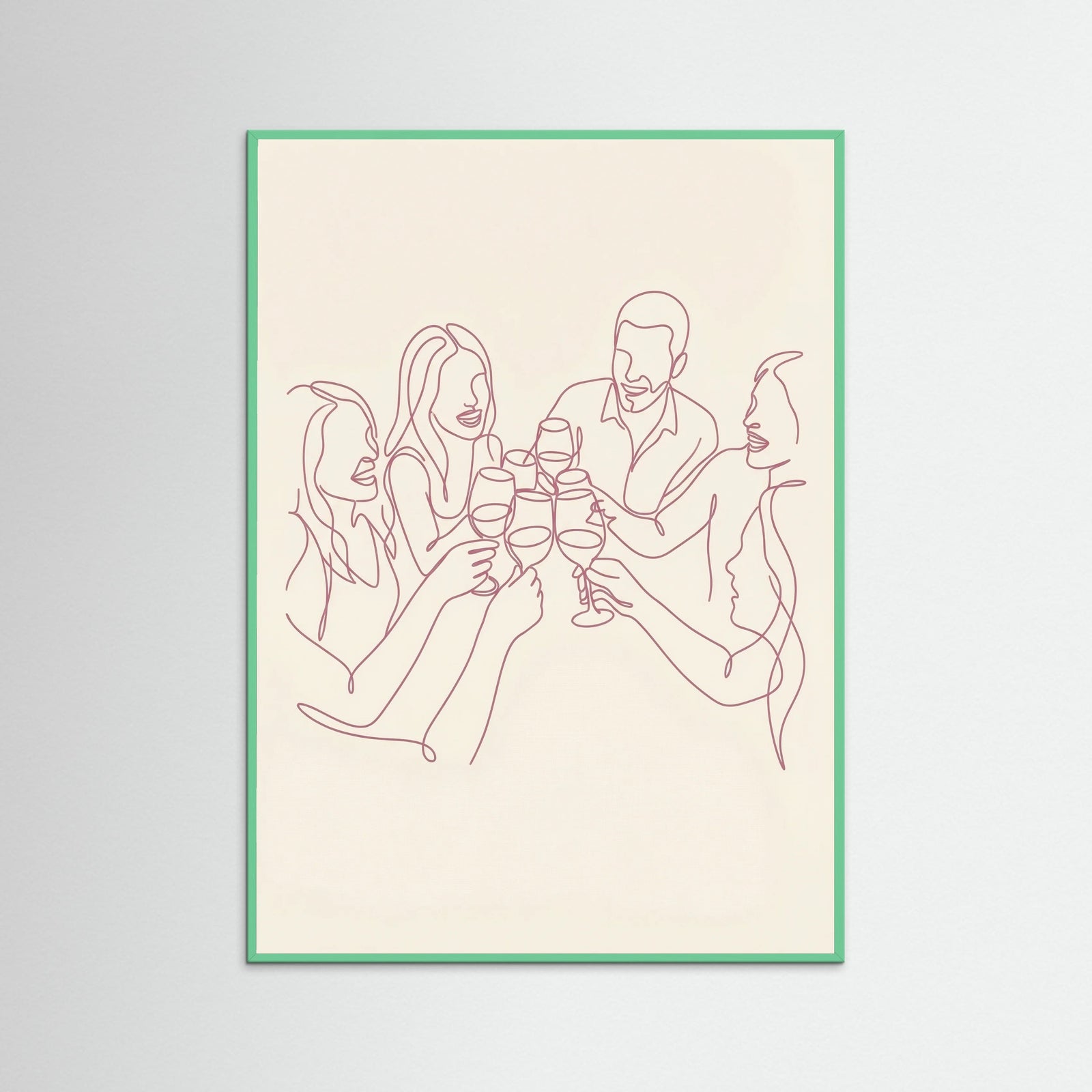 Mint Wood Joyful Wine Connect