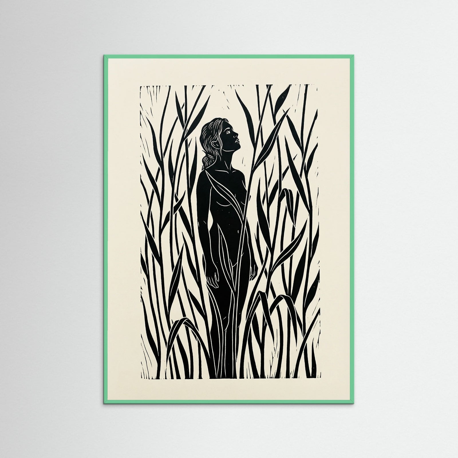 Mint Wood Jungle Embrace
