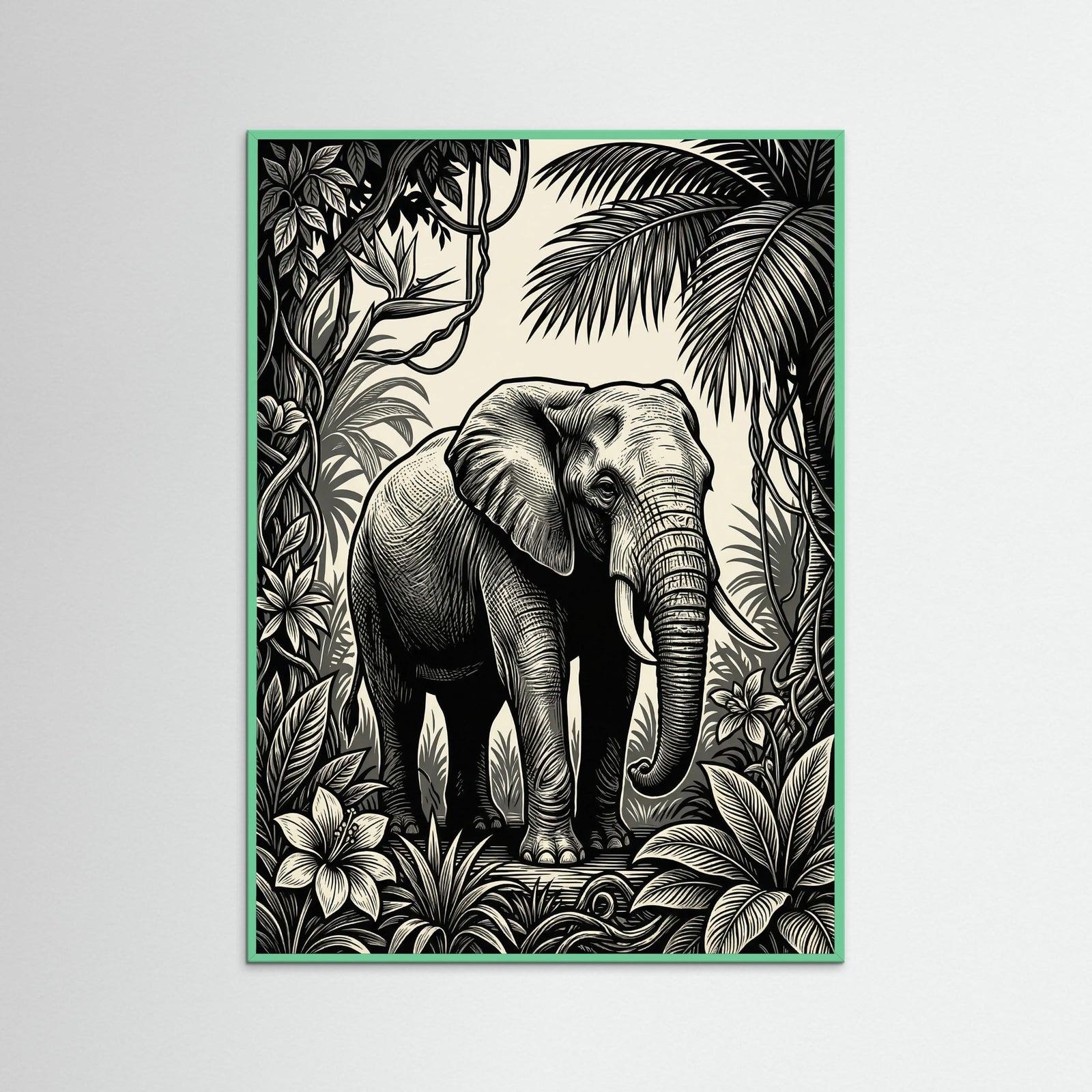 Mint Wood Jungle Sentinel