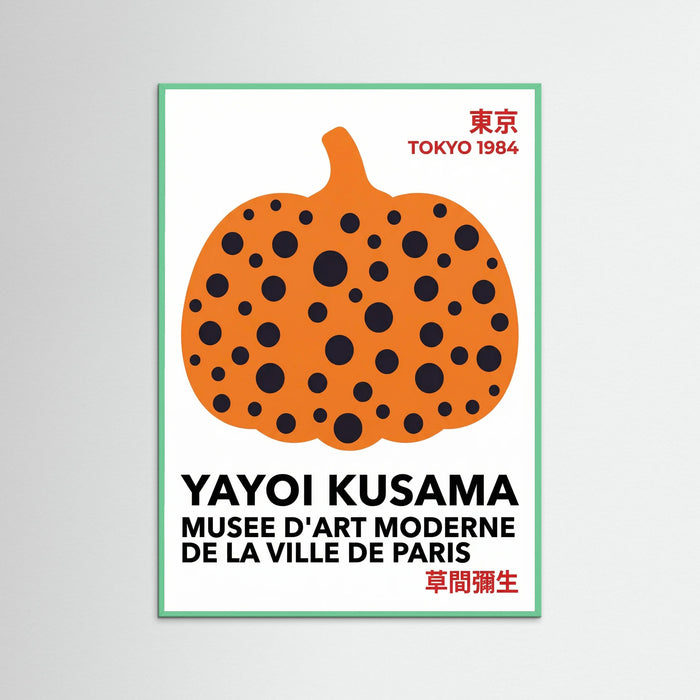 Mint Wood Kusama Polka Dots