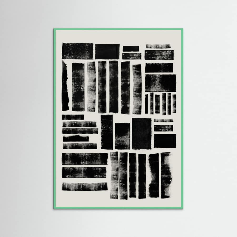 LINO CUT COMPOSITION Poster – poster and art print