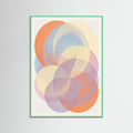 Mint Wood Layered Abstraction