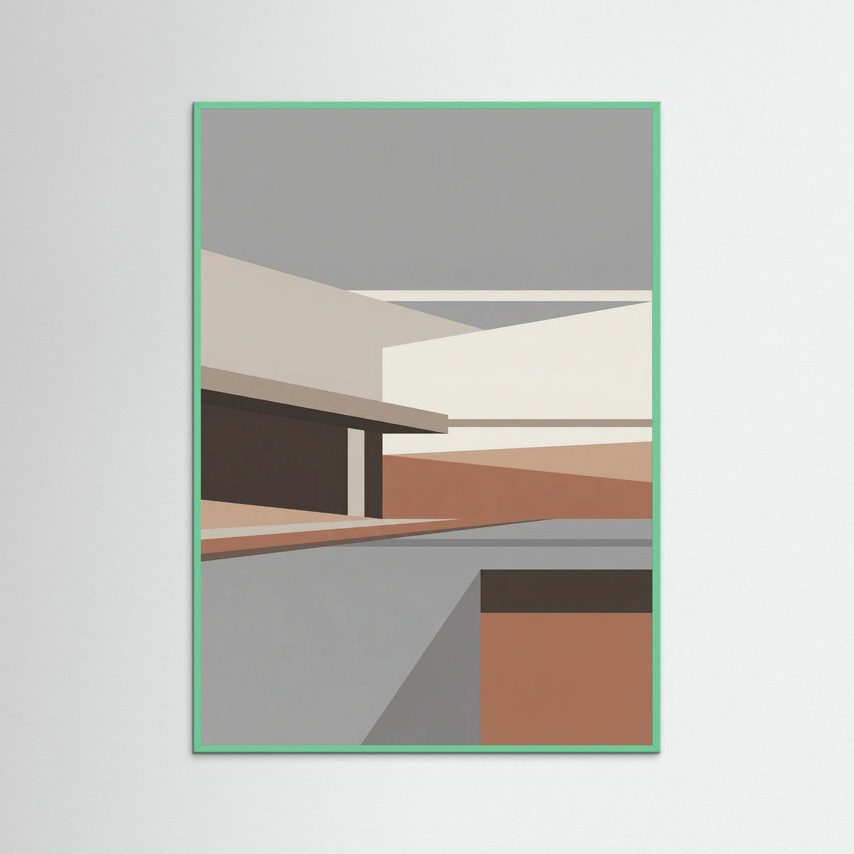 Mint Wood Layered Forms