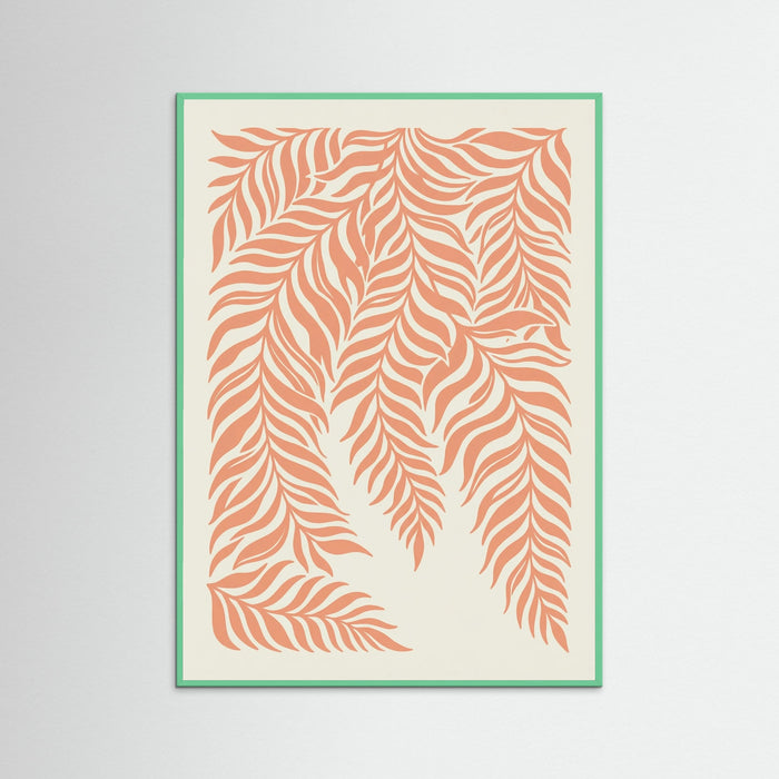 Mint Wood Leafy Orbit