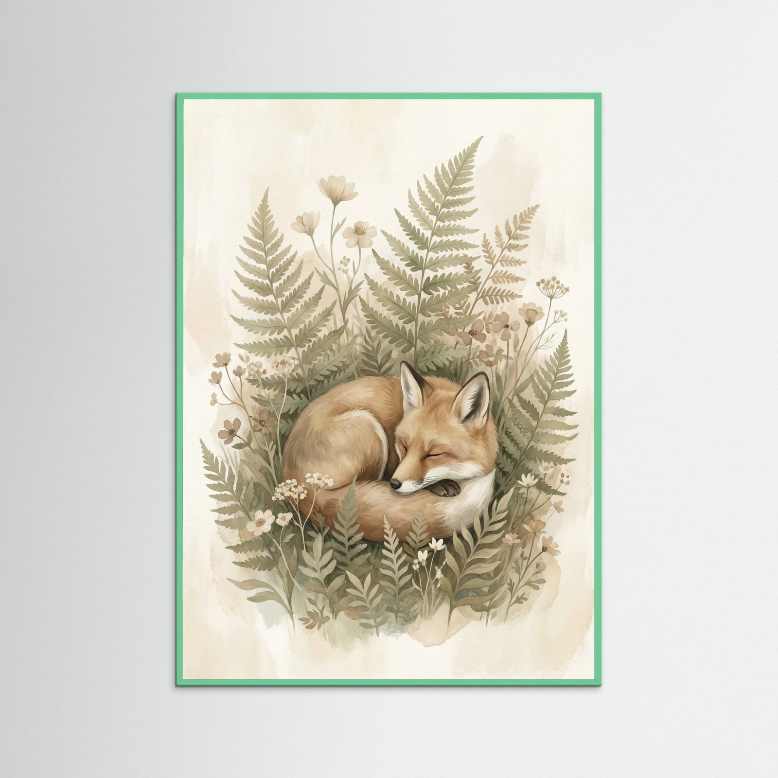 Mint Wood Leafy Serenity
