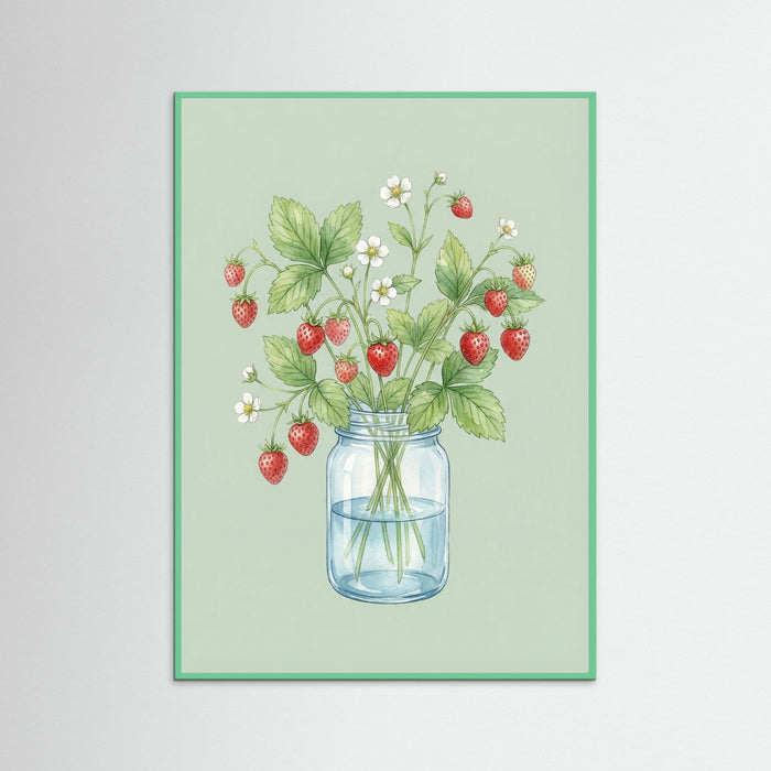 Mint Wood Lemon Bloom Vase