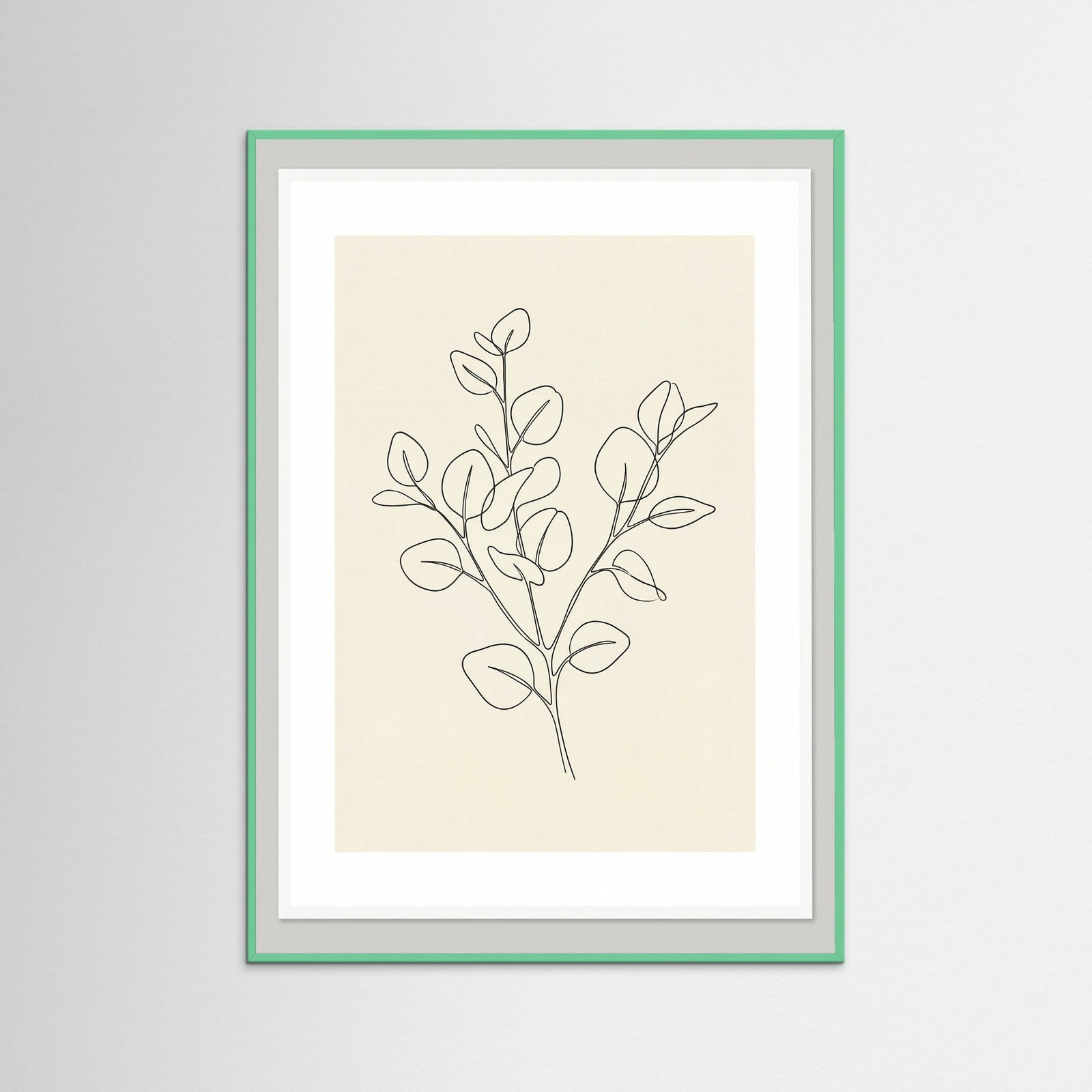 Mint Wood Lemon Zest Sketch