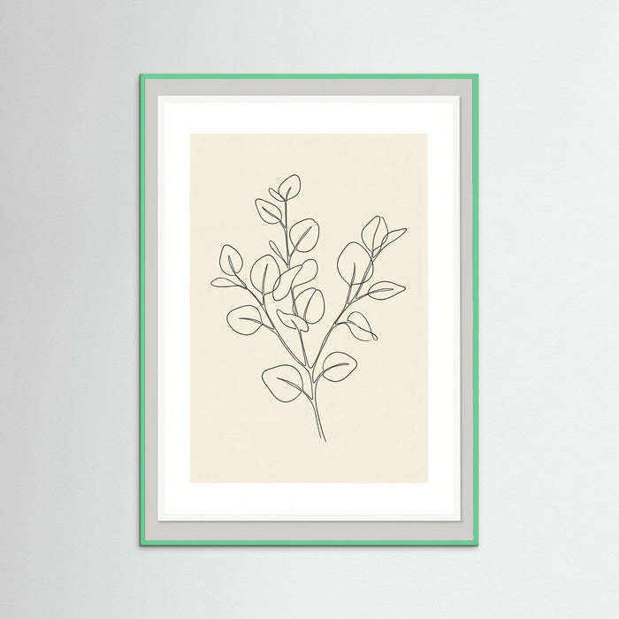 Mint Wood Lemon Zest Sketch
