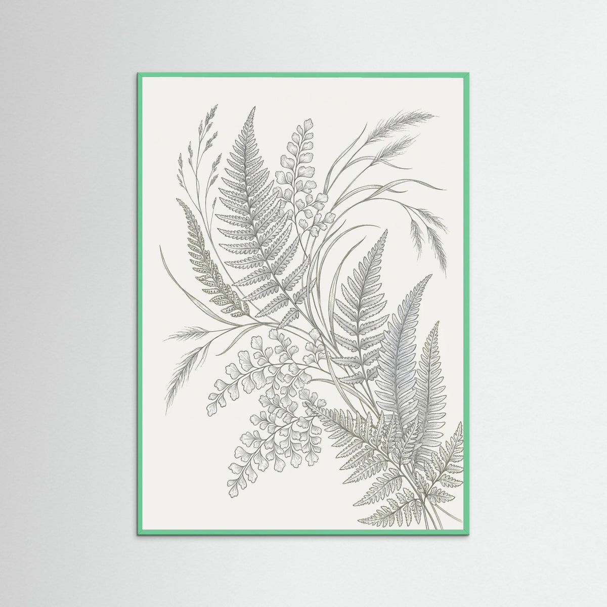 Mint Wood Lined Botanicals