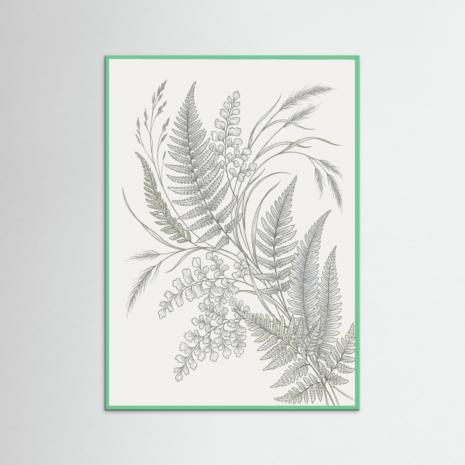 Mint Wood Lined Botanicals