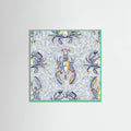 Affiche Lobster and crab coastal nostalgia grey pattern – affiche et impression d’art