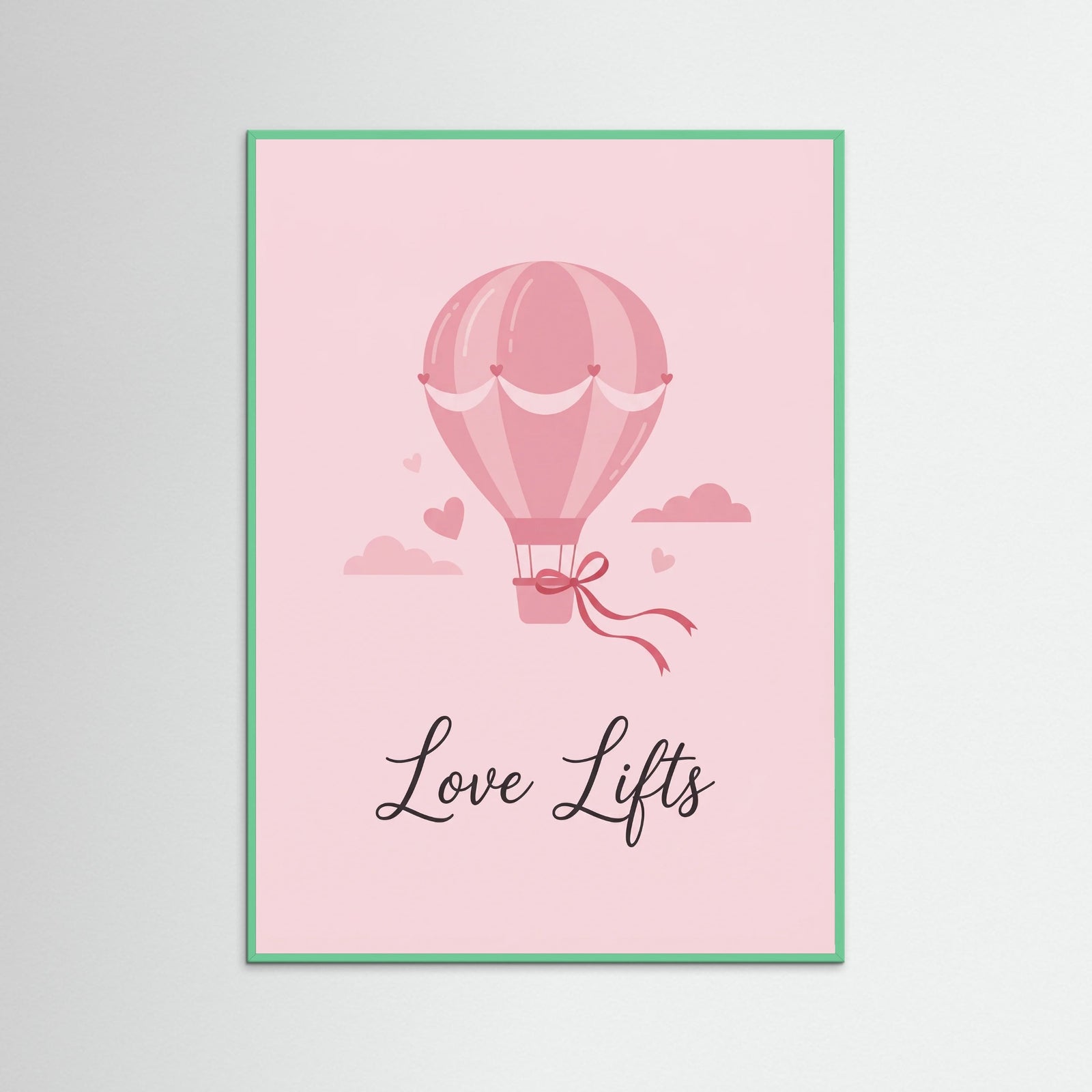 Mint Wood Love Ace Card